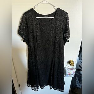 Torrid Lace Black Dress - EUC